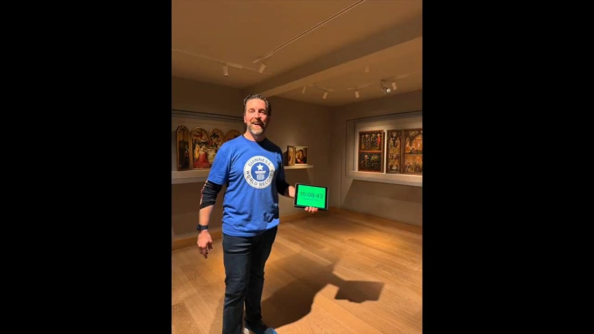 Watch: London man visits 42 museums in 24 hours to break world record