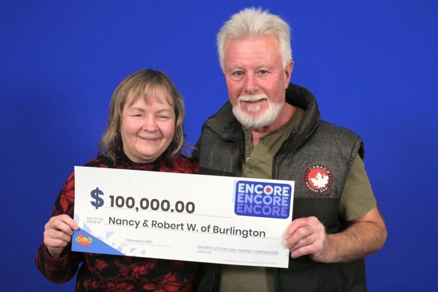 Ontario couple collect big lottery prize for the second time