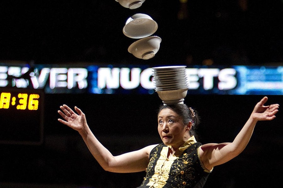 Halftime performer Red Panda hospitalized after WNBA unicycle accident
