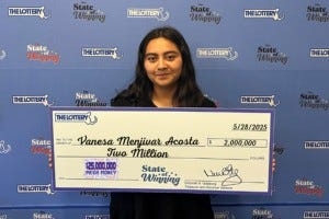 Daughter wins $2 million after getting lottery ticket from dad