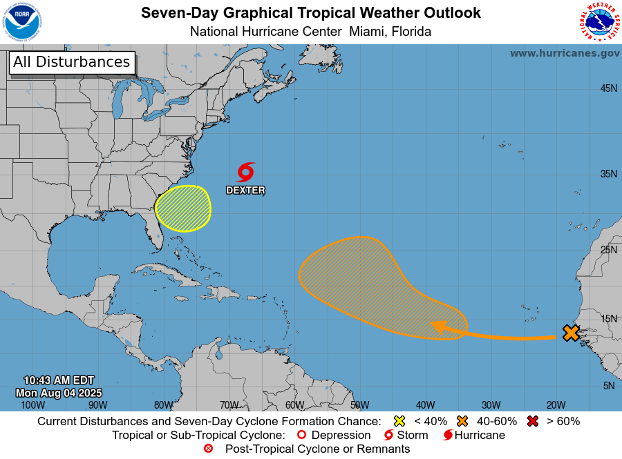 Tropical trouble: After Dexter, could 'Erin' and 'Fernand' be next?