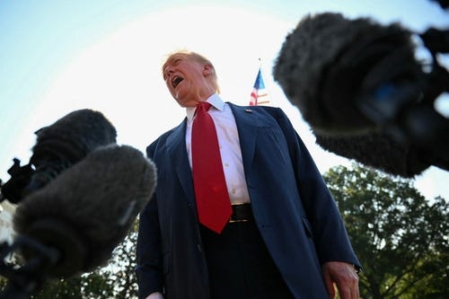 Trump's approval rating drops to second-term low as support from independents craters