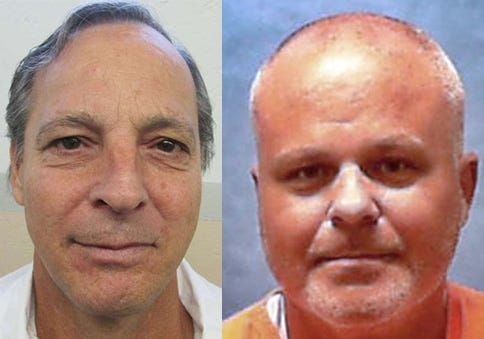 'Unfathomable:' 2 men will be executed in the US within an hour of each other on Tuesday