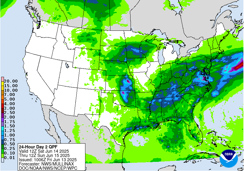 Rainy weekend forecast in store for 'No Kings' protests, DC Army parade