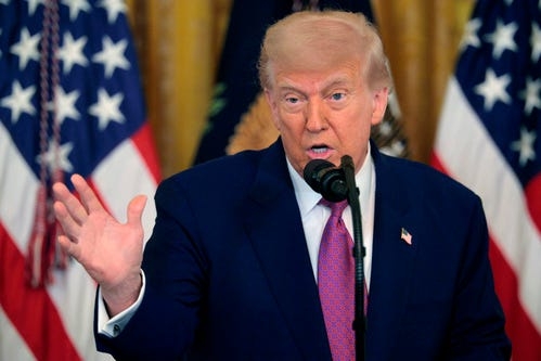 King Trump? 'I don't feel like a king' says the president