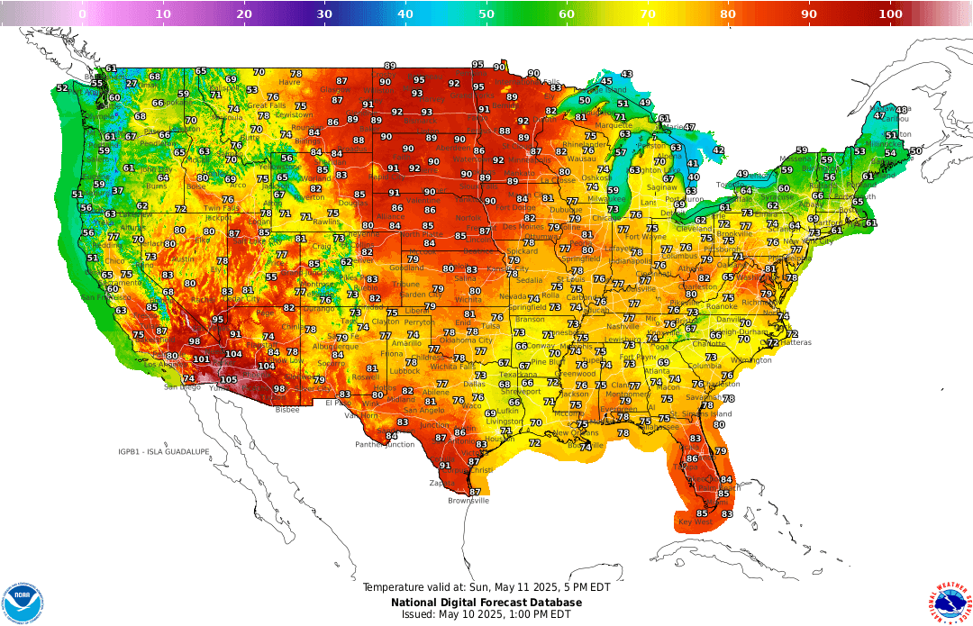 Summer-like heat forecast to move across the US: How hot will it get?