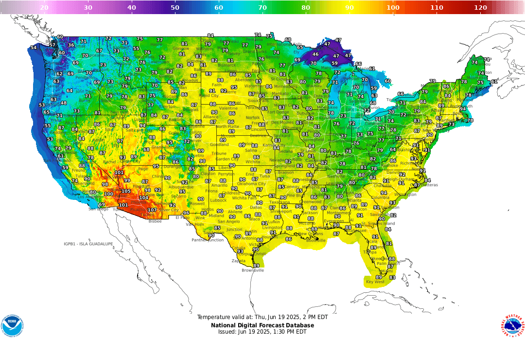 'Searing' and 'stifling': Heat settling in across the U.S.