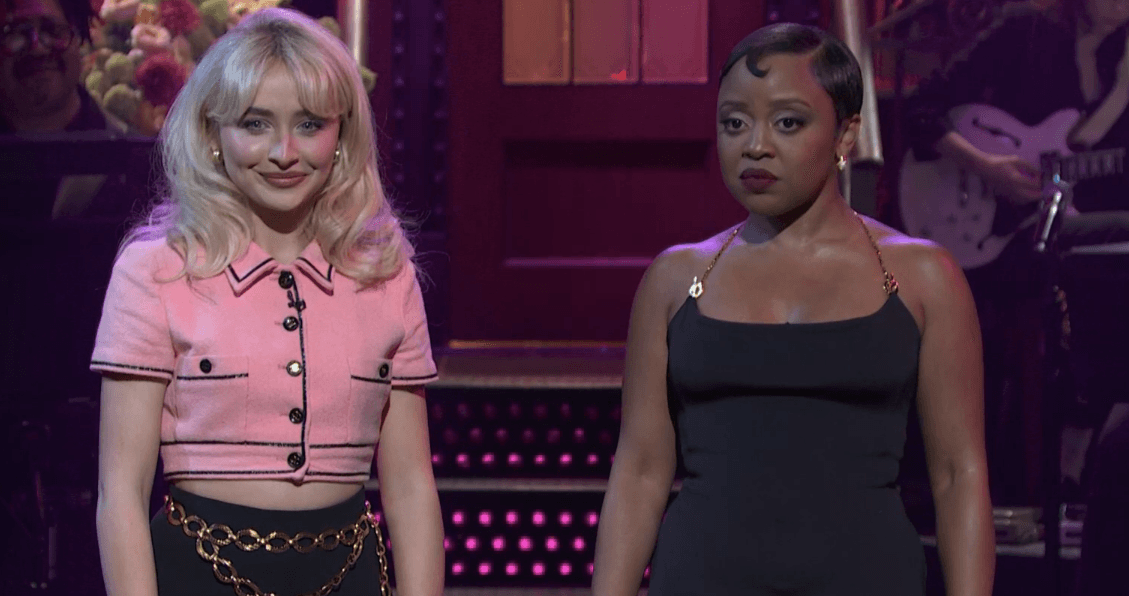 Sabrina Carpenter Crashes Quinta Brunson's SNL Musical Monologue About Being Short, Tom Holland and Kendrick Lamar Get Shout Outs