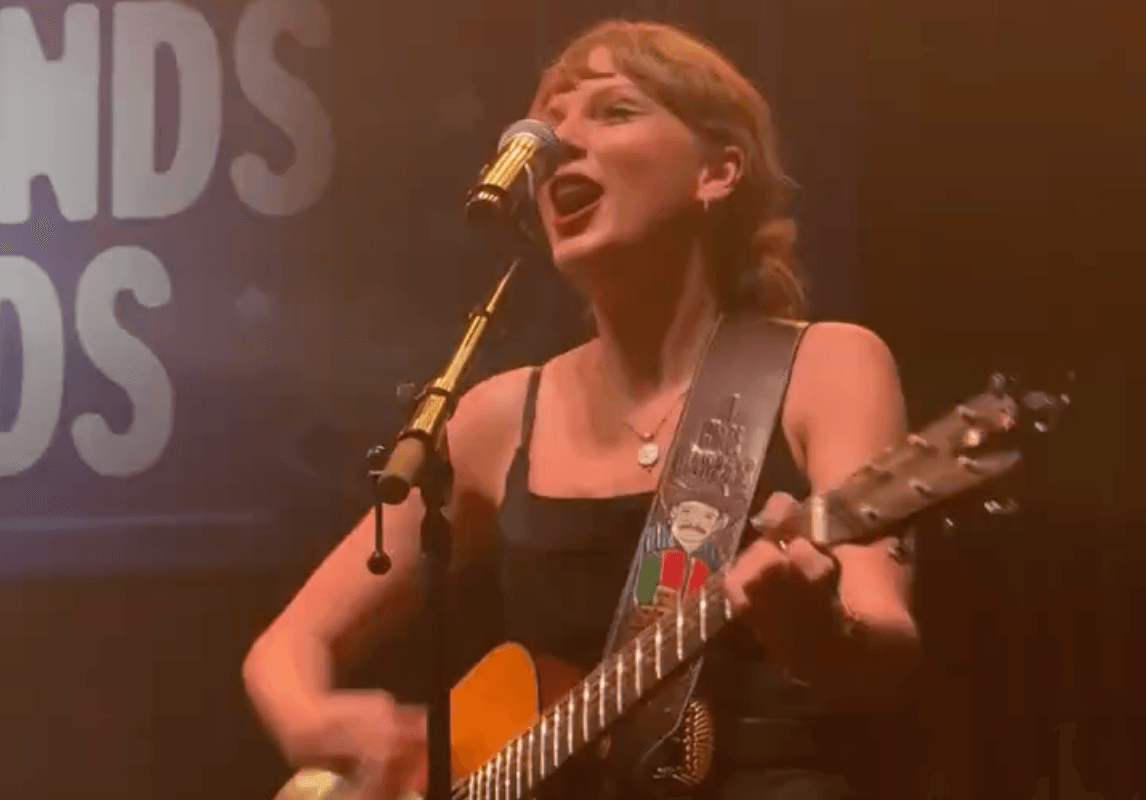 Taylor Swift Performs ‘Shake It Off' at Nashville Tight Ends Charity Benefit, in First Live Appearance Since Eras Tour