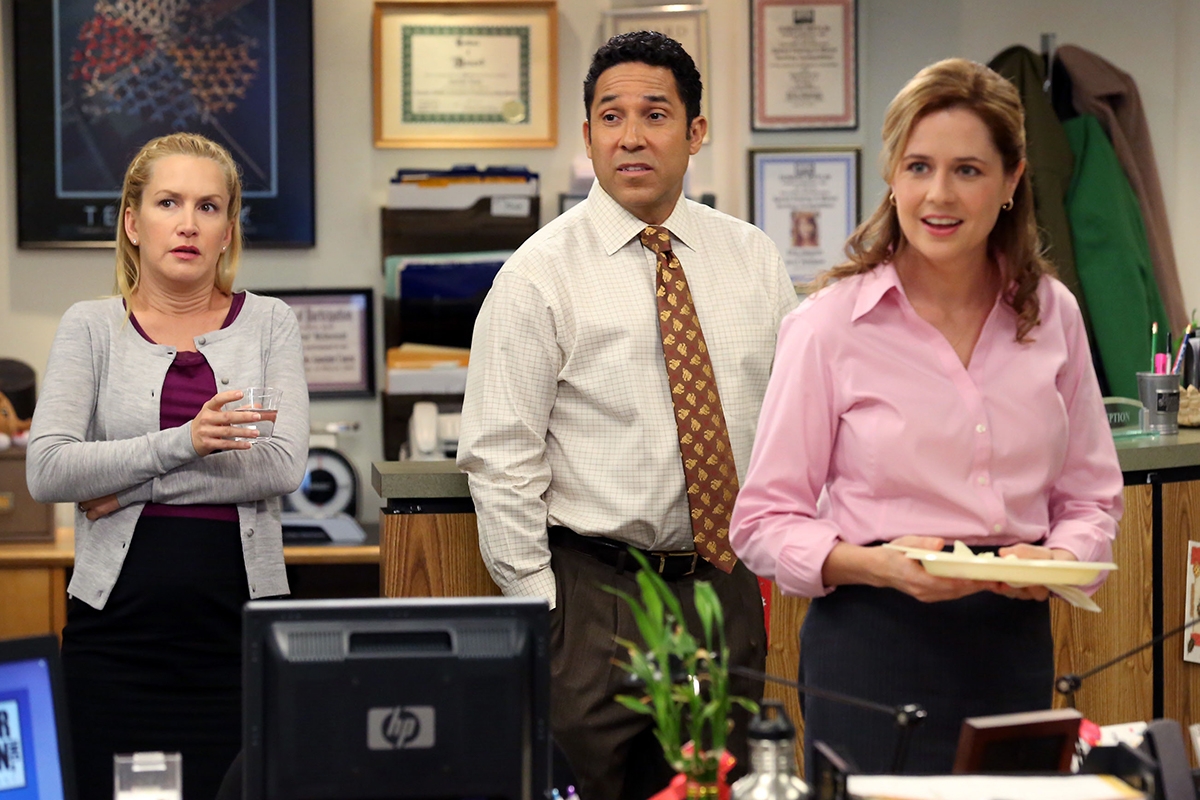 ‘The Office' Stars Angela Kinsey and Jenna Fischer Had a ‘Moving' Set Visit to New Spinoff Series: ‘Not Only Was Oscar There, but Our Crew' as Well