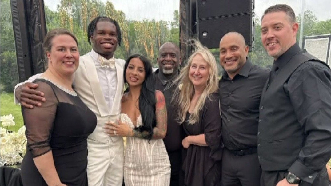 Former University of Colorado Heisman Trophy-winner Travis Hunter gets married