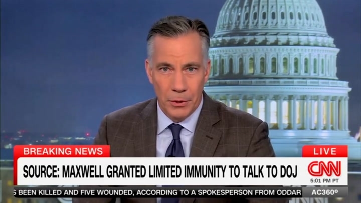 Maxwell is talking 'about everybody' in meetings with the deputy attorney general.