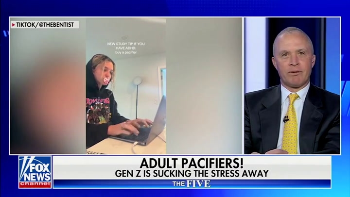 After passionately describing 'real stress,' the Fox News host playfully tried the oral device to relax.