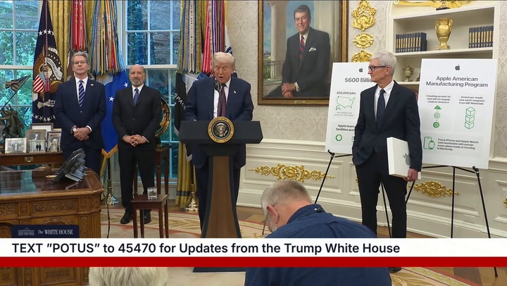The White House just got another useless gold ornament.