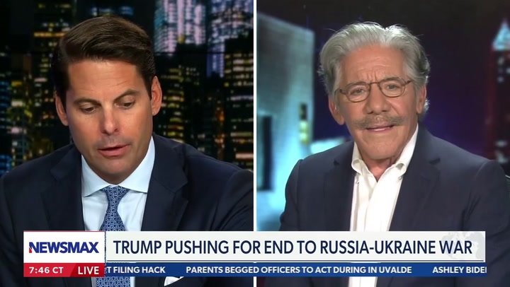 The former Fox News host kissed up to the president after endorsing Kamala Harris in 2024.