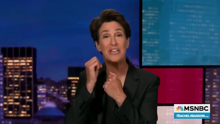 The MSNBC host described how pro-Trump AI bots are 'malfunctioning' over what to say about the Epstein files.