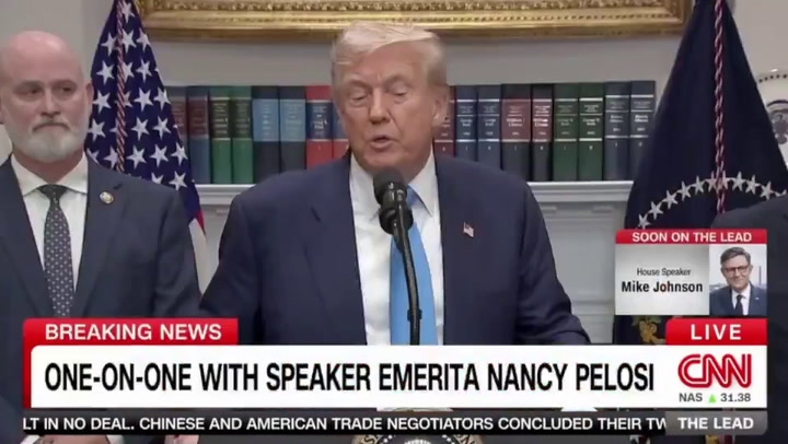 'He's always projecting,' the former speaker said of the president's latest attack.