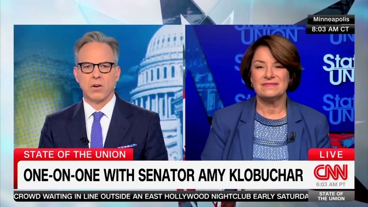 The Democratic Senator has eviscerated the president for trying to blame her party for a mess entirely of his own making.