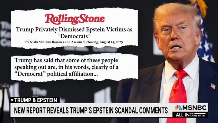 Sources told Rolling Stone the president has accused victims and their families of conspiring with Democrats.