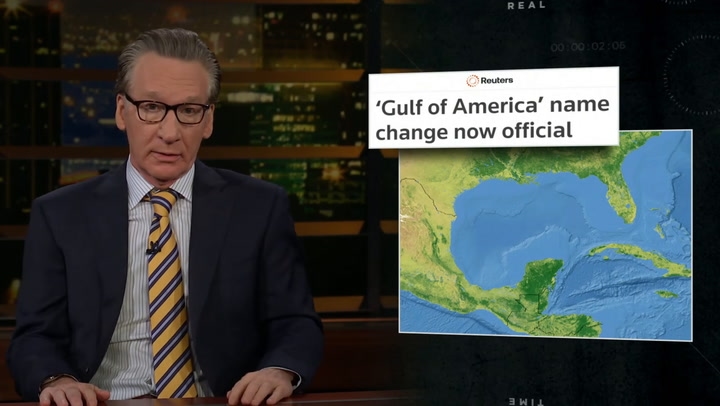Returning after a six-week break, the 'Real Time' host had a bit of catching up to do.