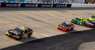 Gray all the way! No. 54 driver goes wire-to-wire to win Stage 1