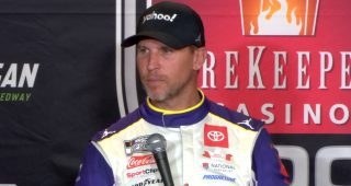 Denny Hamlin on playing the villain: 'I love that feeling'