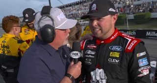 Layne Riggs 'on cloud nine' after thrilling Pocono victory