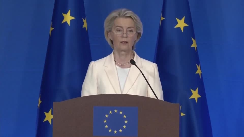 EU-China ties at 'inflection point', von der Leyen says