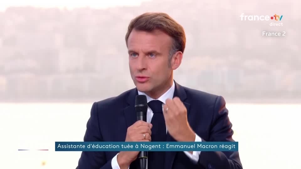 Macron to push for social media ban for under-15s after school attack