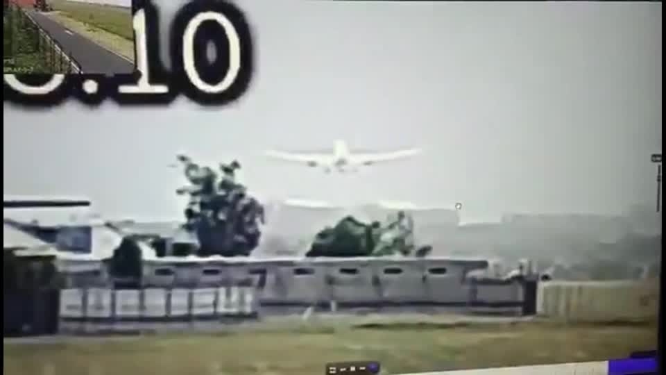 CCTV footage shows moment of Air India crash in Ahmedabad airport