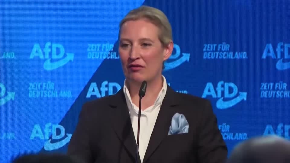 Leader of Germany's far-right AfD hails 'historic' election result