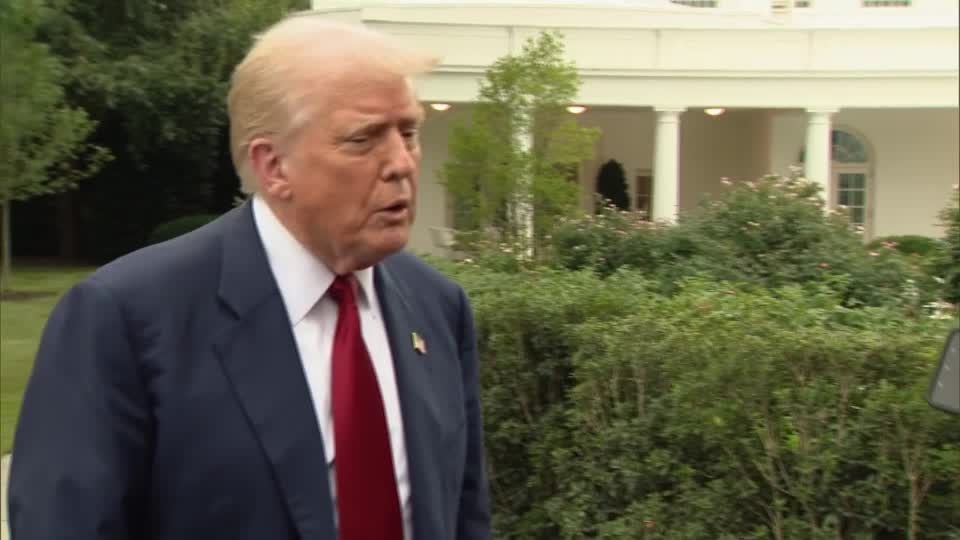 Trump says he 'had to' move nuclear submarines after 'threat'