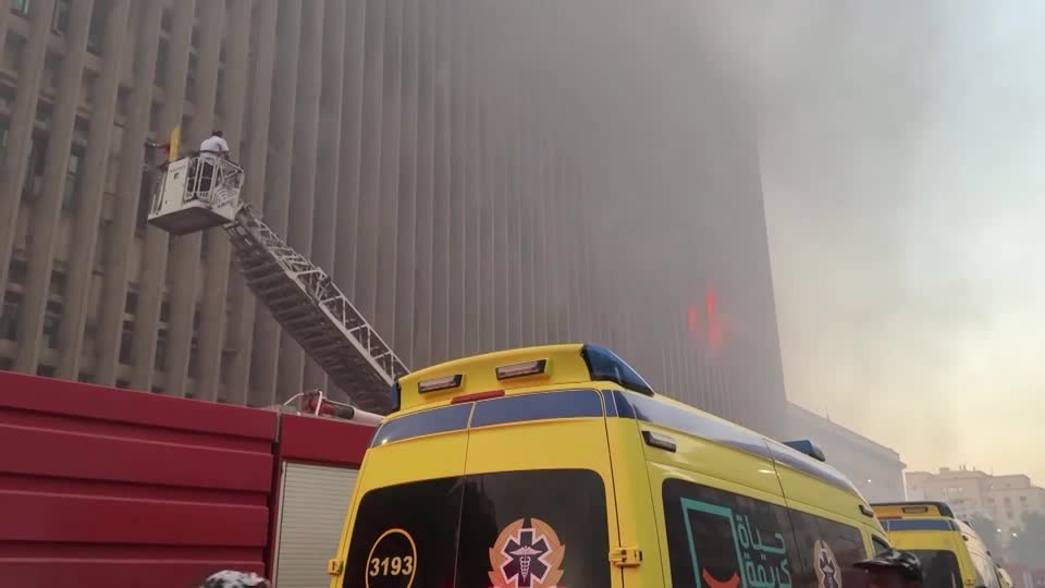 Fire at Cairo telecoms center injures 22, disrupts communications