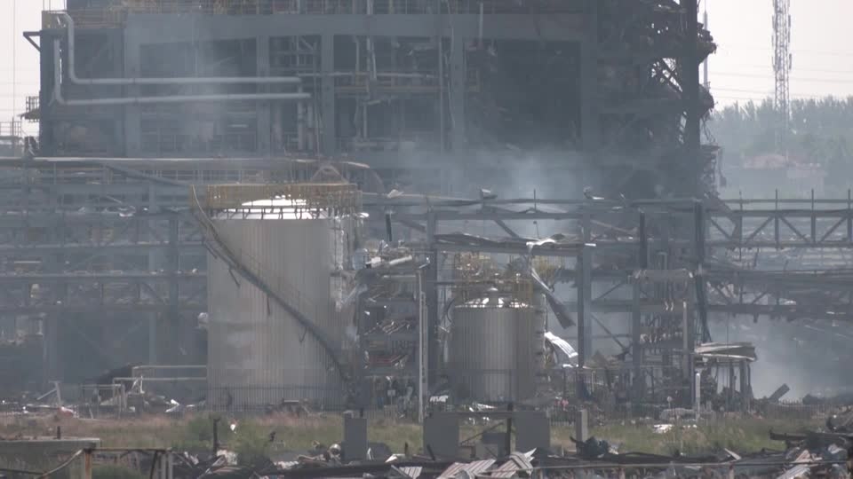 Deadly blast at China chemical plant leaves behind twisted wreckage