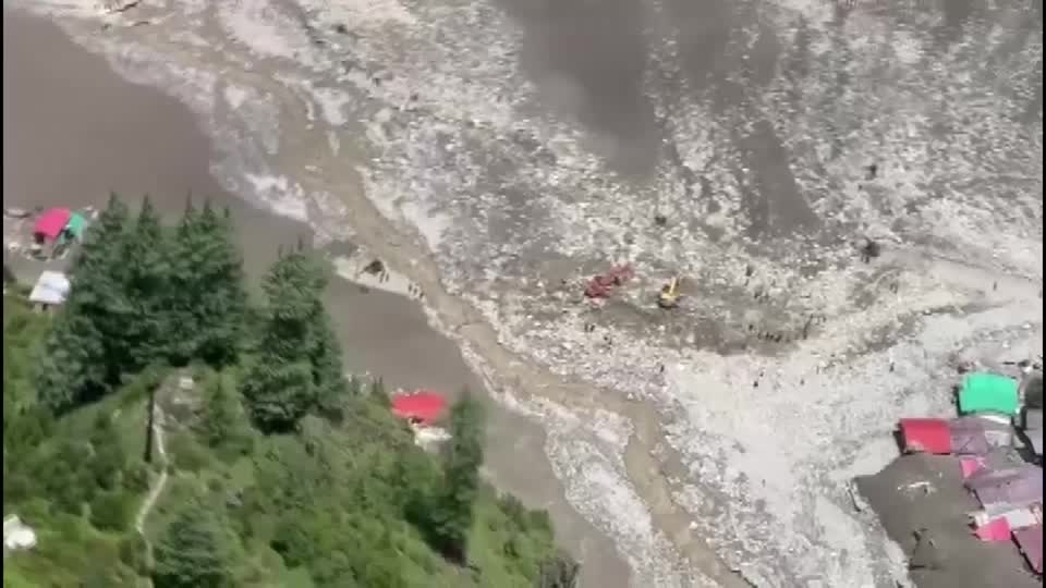 Rescue operations underway after flash floods hit India's Dharali