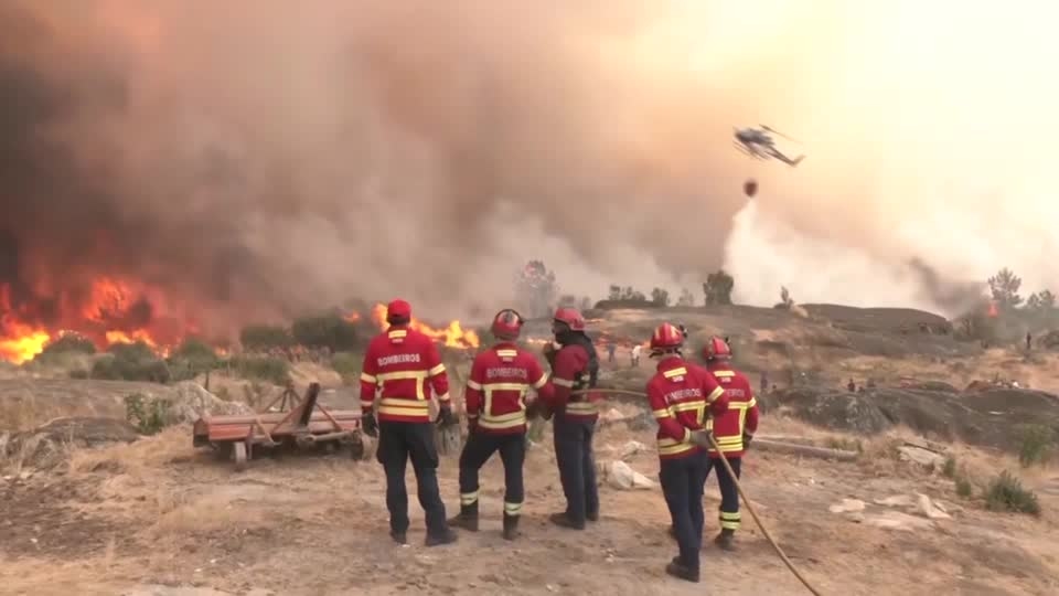 Wildfires fanned by heatwave rage across Europe, forcing evacuations