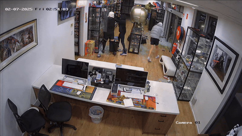 Thieves Steal Thousands of Dollars' Worth of Pokemon Cards From Collectables Store