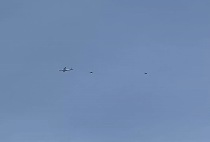 Italian Air Force Jets Escort American Airlines Flight Diverted to Rome