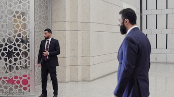 Palestinian President Abbas Meets Syria's New President al-Shara in Damascus