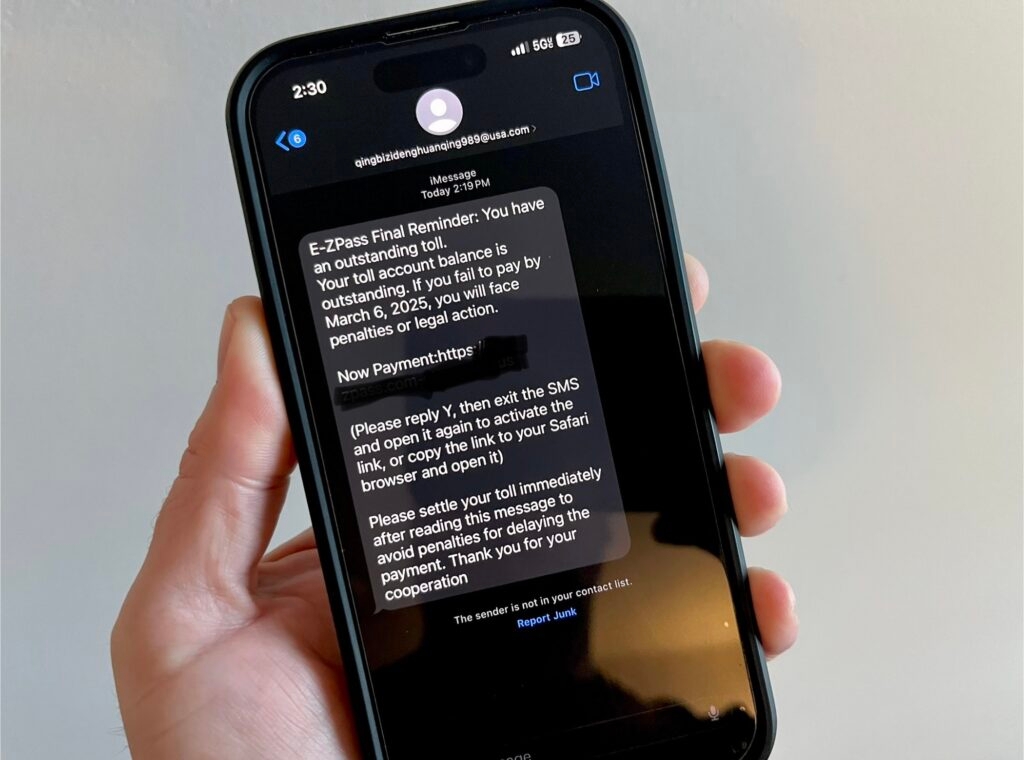 Don't click that link! FTC warns of toll payment text scam