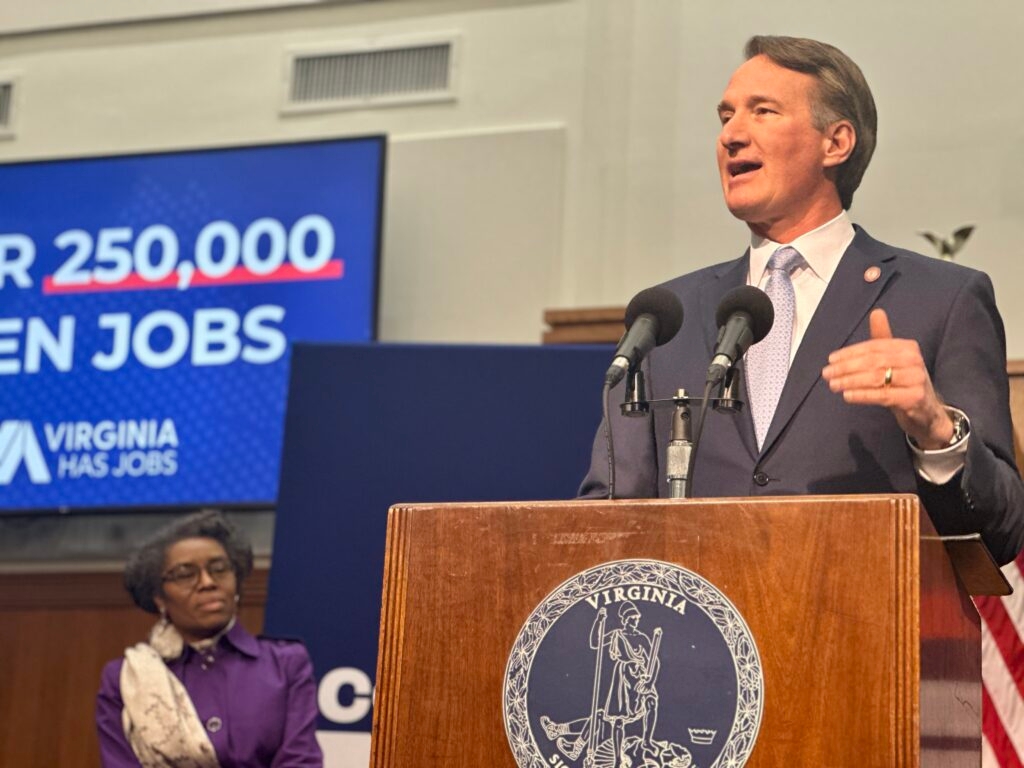 Youngkin defends federal job cuts, says Virginia's economy is strong