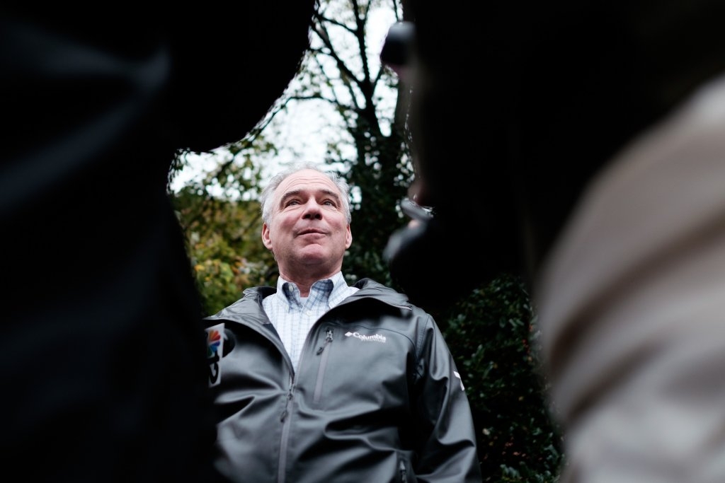 Kaine pushes bill to reverse veteran layoffs, slams Trump's federal workforce policies