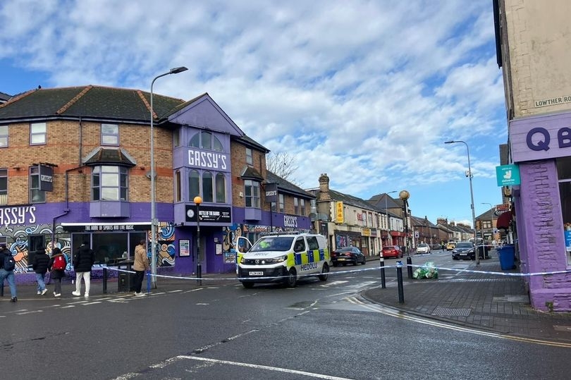 Cardiff knife attack leaves one in hospital as road cordoned off