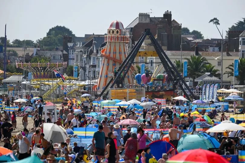 Seven hottest parts of UK listed as temperature heads towards 34C
