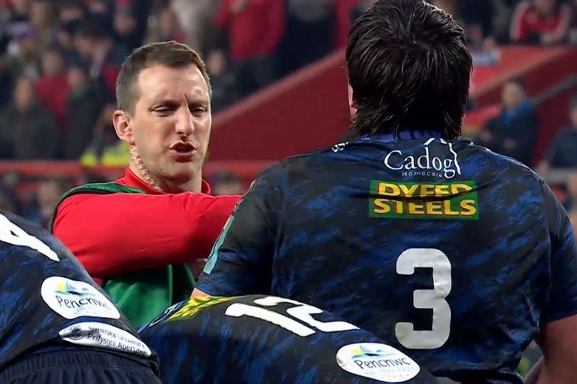 Commentators stunned as 'Sam Warburton's doppelganger' seen at Welsh rugby match