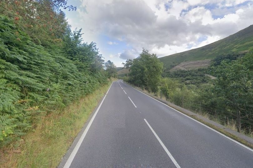 Two in hospital after crash shuts A470 for seven hours