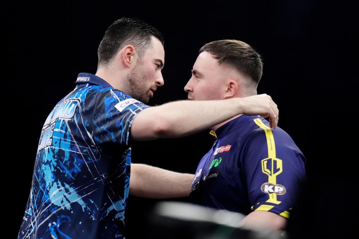Luke Littler is beaten in Premier League Darts Play-Offs final