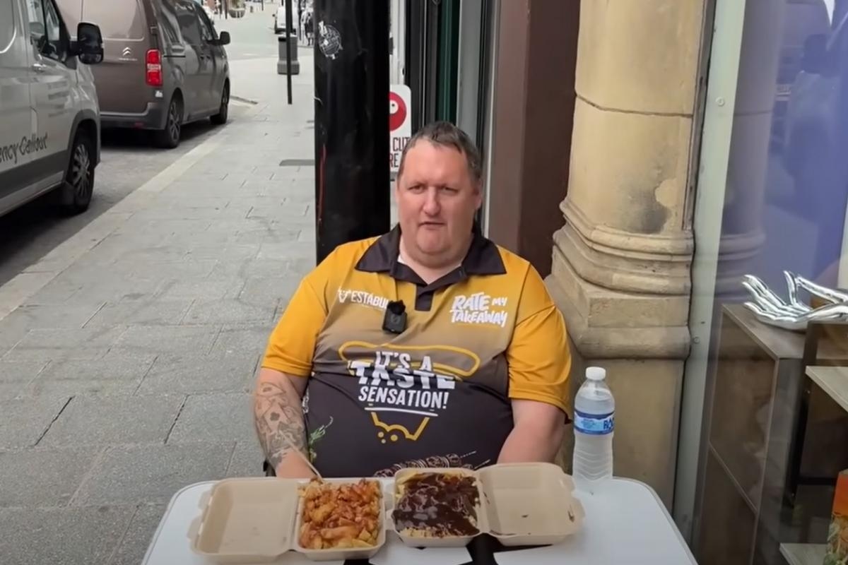Online food reviewer visits Warrington to try legendary town centre takeaway