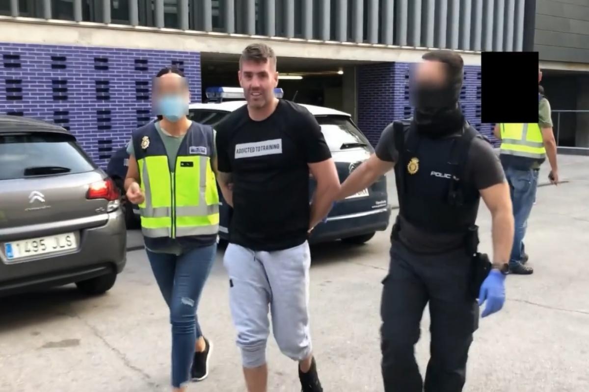 WATCH: Jamie Rothwell dances for the camera after arrest by police in Spain