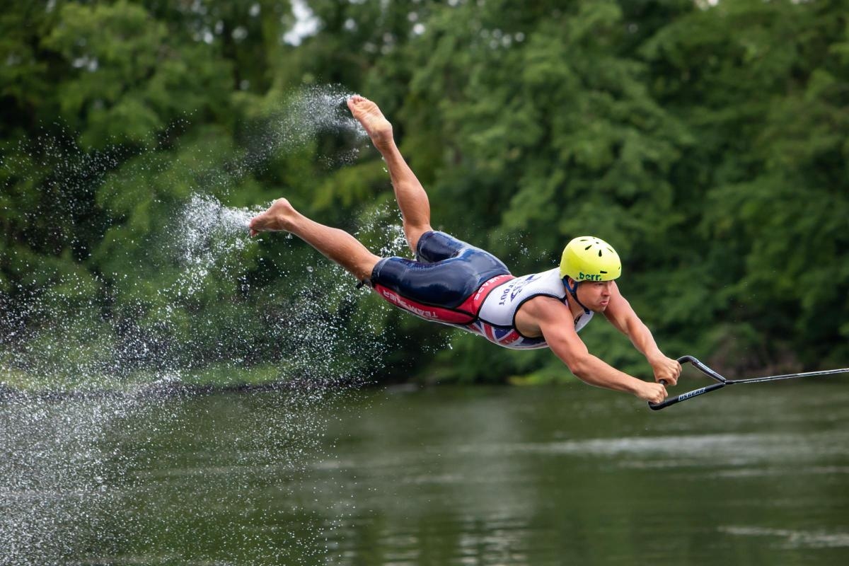 The barefoot water skier with big medal hopes in European Championships